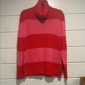 Isaac Mizrahi Vibrant Red Knit Sweater
